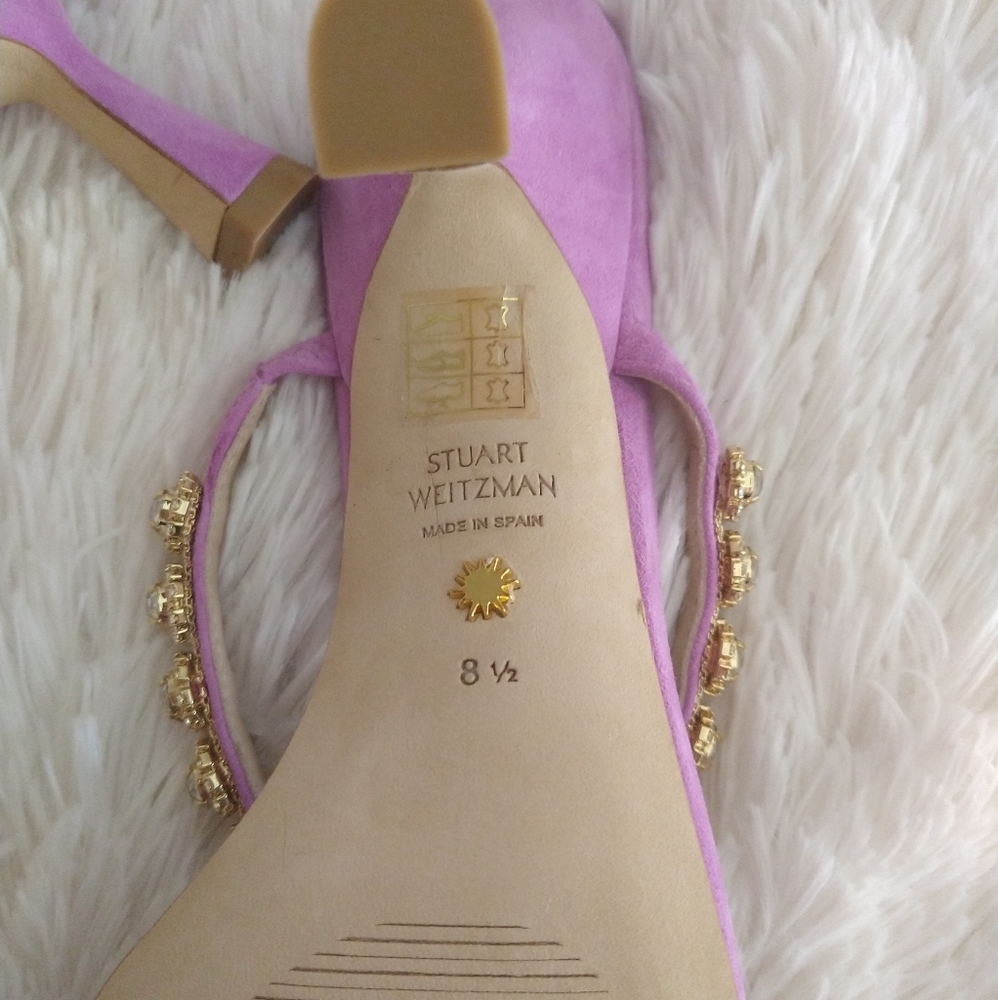 ✋🏻SOLD ✋🏻 Stuart Weitzman Marletta 75 Crystal - Picture 5 of 8